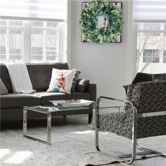 26 Artificial Eucalyptus Wreaths for Front Door for All Seasons, Home Wall Decor - Picture 6 of 6